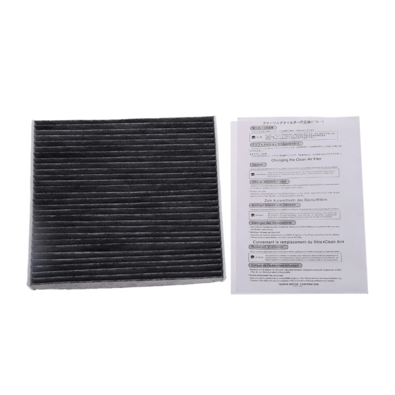 

Carbon Fiber Cabin Air Filter 87139-50060 ADT32514 For Toyota Camry RAV4 Yaris