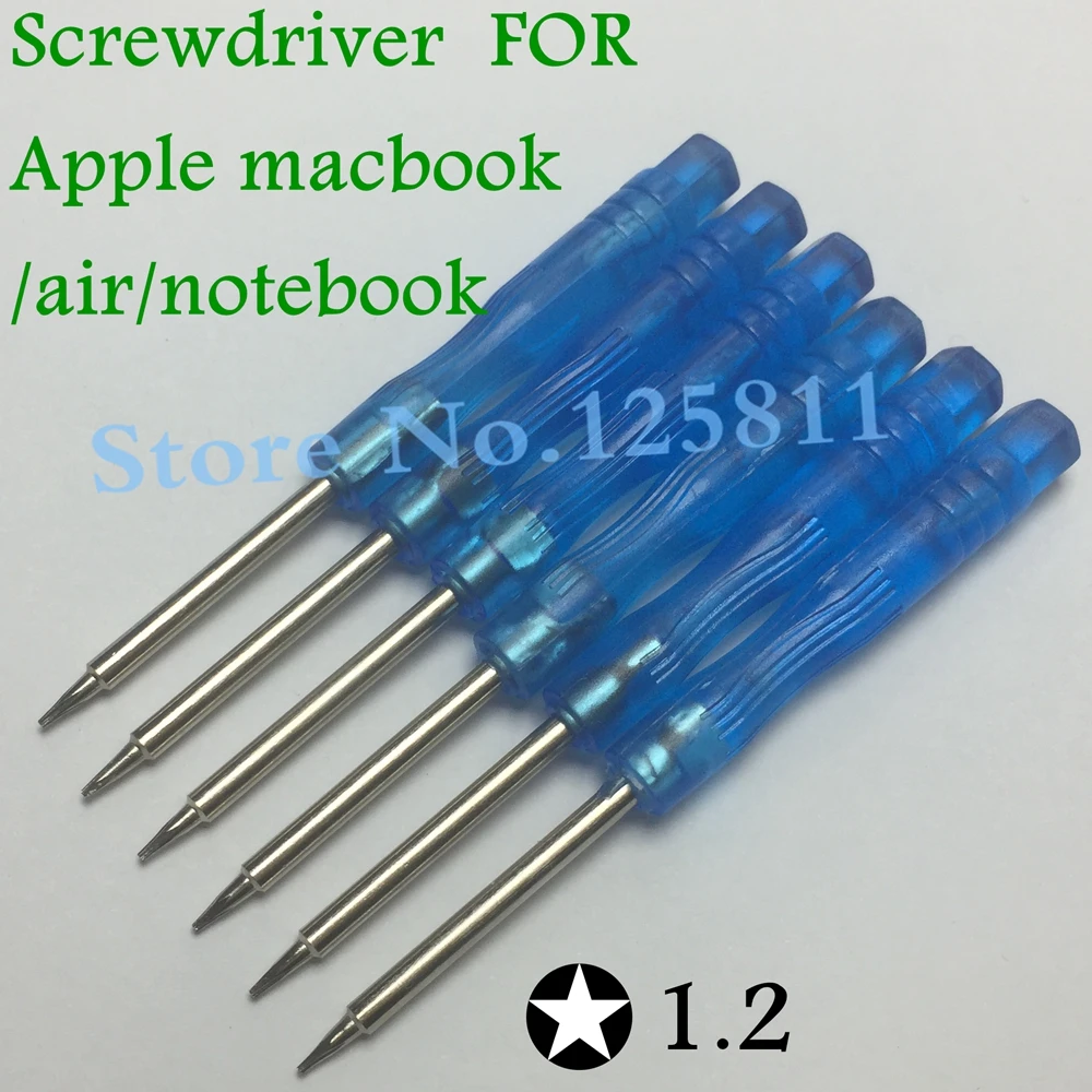 

3000pcs/lot High quality 5-Point Star 0.8 1.2mm phillips1.5 Slotted Screwdriver Repair Tool For callphone Macbook Air Pro Tools