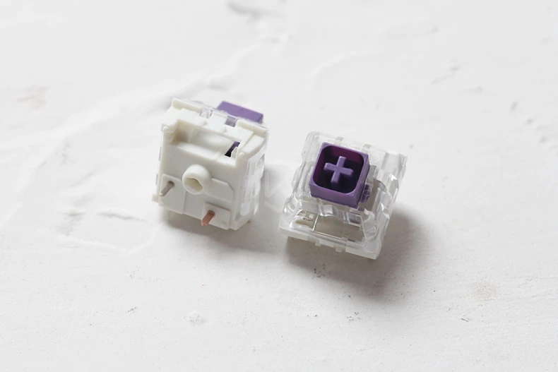 Новинка Kailh Box royal royals переключатель RGB SMD фиолетовые переключатели пылезащитный