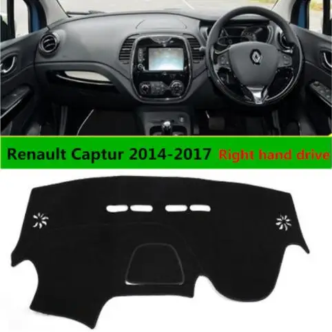 Чехол TAIJS для приборной панели автомобиля Renault Captur 2014 2018 модный дизайн коврик