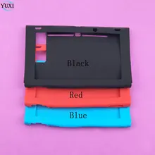 YuXi 3 шт/лот мягкий силиконовый каучук хост дисплей экран защитный чехол для кожи чехол для переключателя NS Консоль протектор оболочки
