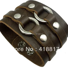 Последняя мода кожаный браслет, мужской кожаный браслет, качественный браслет из натуральной кожи Модный браслет