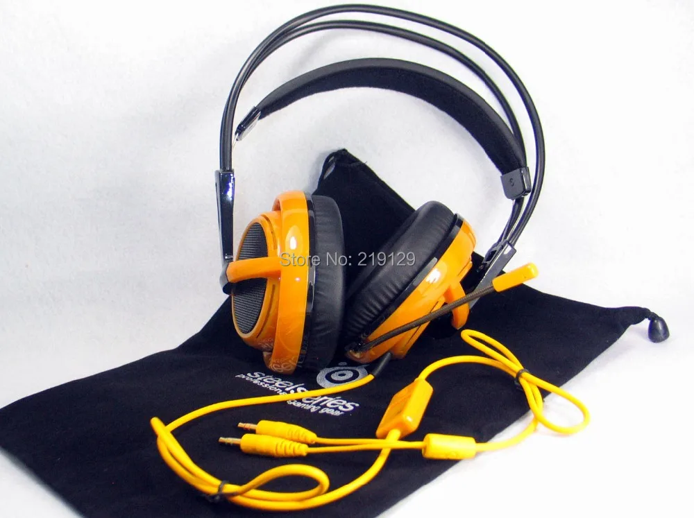 High quality Steelseries Siberia V2 Headphones NAVI Yellow Full size