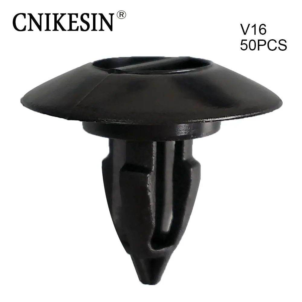 CNIKESIN 50PCS V16 9.5mm Hole Size Auto Fastener Car Heat Insulation