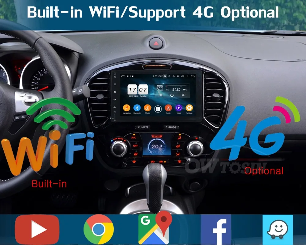 Discount 8" IPS 8Core 4G +64G Android 9.0 Car DVD Radio GPS Navi For Nissan Juke YF15 Infiniti ESQ 2016 2017 CarPlay Parrot BT Adas 9 Discount 8" IPS 8Core 4G +64G Android 9.0 Car DVD Radio GPS Navi For Nissan Juke YF15 Infiniti ESQ 2016 2017 CarPlay Parrot BT Adas 9