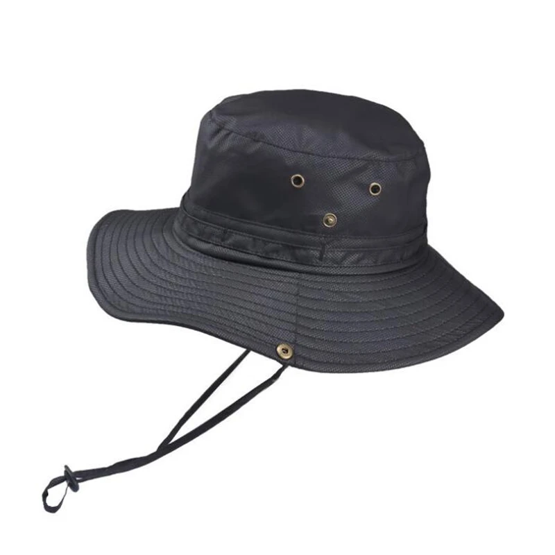 

Bucket Hat Cap Fishing Hunting Safari Summer Men Sun Hat Fisherman’s Hat Men and Women Outdoor Caps Straw Bucket Hat