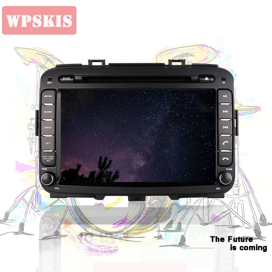 Best 8 Core Car Android 9.0 64G+4G GPS DVD Player For KIA CARENS 2013 2014 2015 2016 2017 2018 8" radio Video Player 2Din Navigation 1