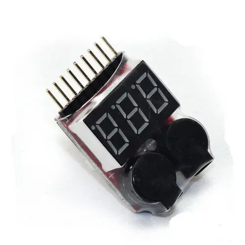 Lipo Alarm батарея низкого напряжения 1S 8S Buzzer индикатор RC Checker
