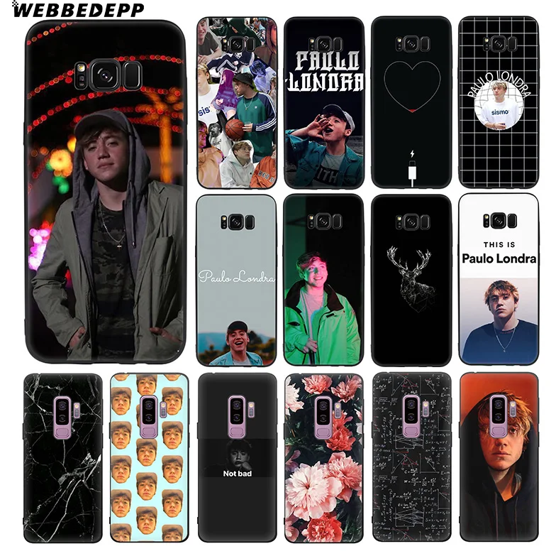 

WEBBEDEPP Paulo Londra Soft TPU Silicone Case for Samsung Galaxy S10 S10e S9 S8 Plus S7 S6 Edge & J6