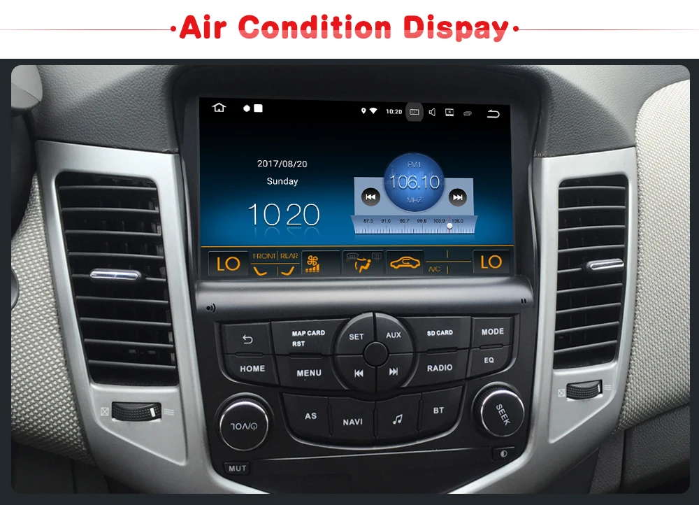 Clearance 1 din Car Radio Android 9.0 GPS Navi for Chevrolet Cruze Multimedia 2009 2010 2011 2012 Auto stereo Head unit Car MP4 1