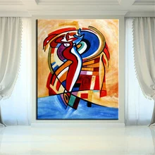 Фотография NO FRAME Printed NEW ARRIVE CUBIC ABSTRACT Oil Painting Canvas Prints Wall Painting For Living Room Decorations wall picture art