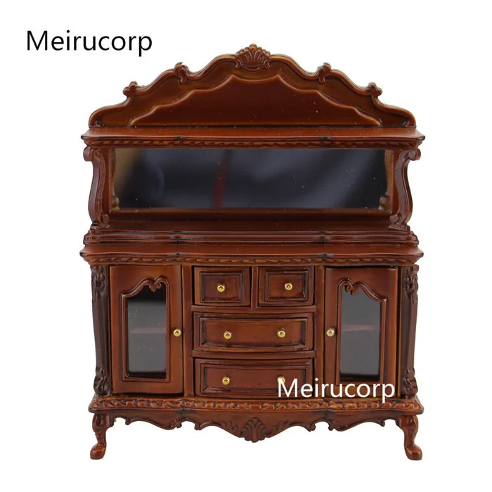 Dollhouse side cabinet furniture piece 1:12 scale
