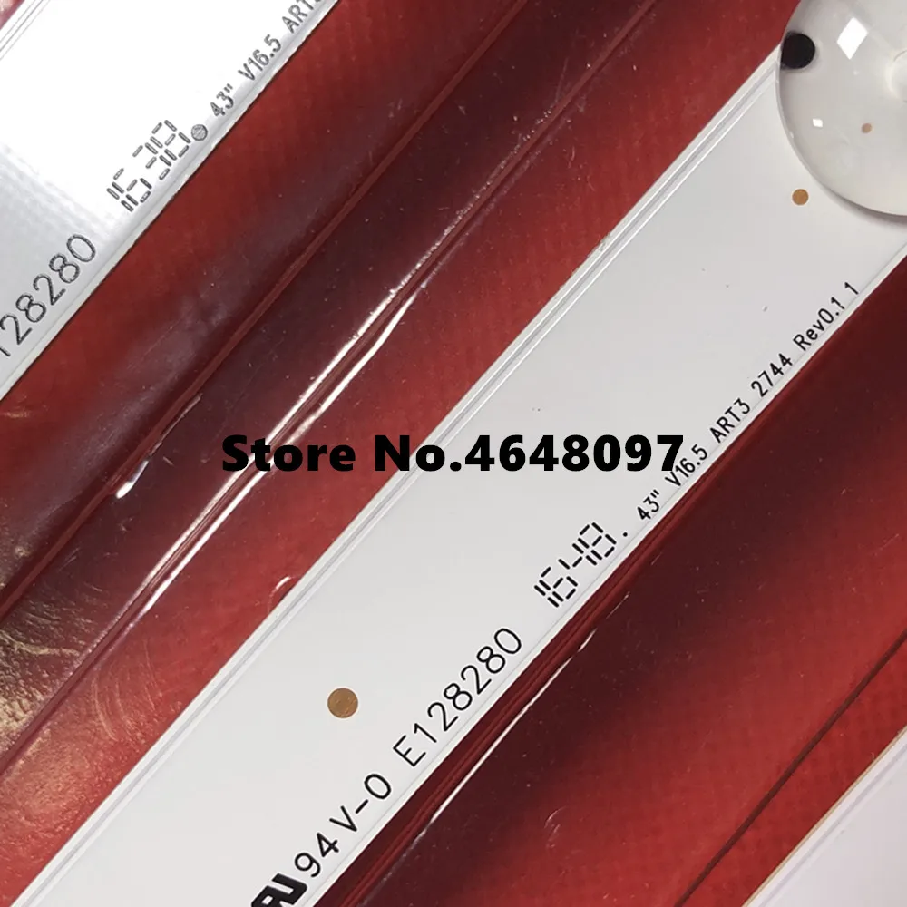 84 см de retroiluminación светодиодный 7/8 s para LG 43 &quot43lh5700 ТВ 43VH6100 43UH603V 6916L 2744A 2743A V16.5 ART3 LC430DGE FJ