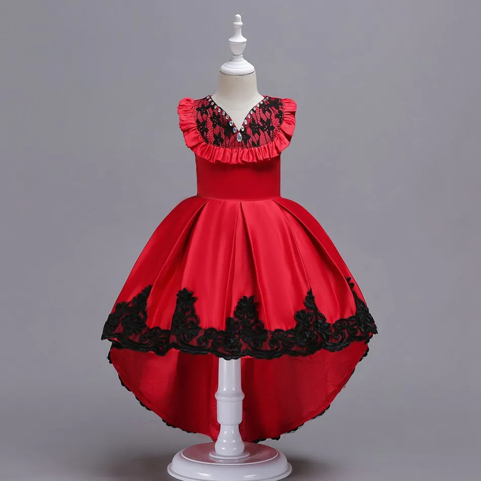 Flower Girl Dress with Train (1)
