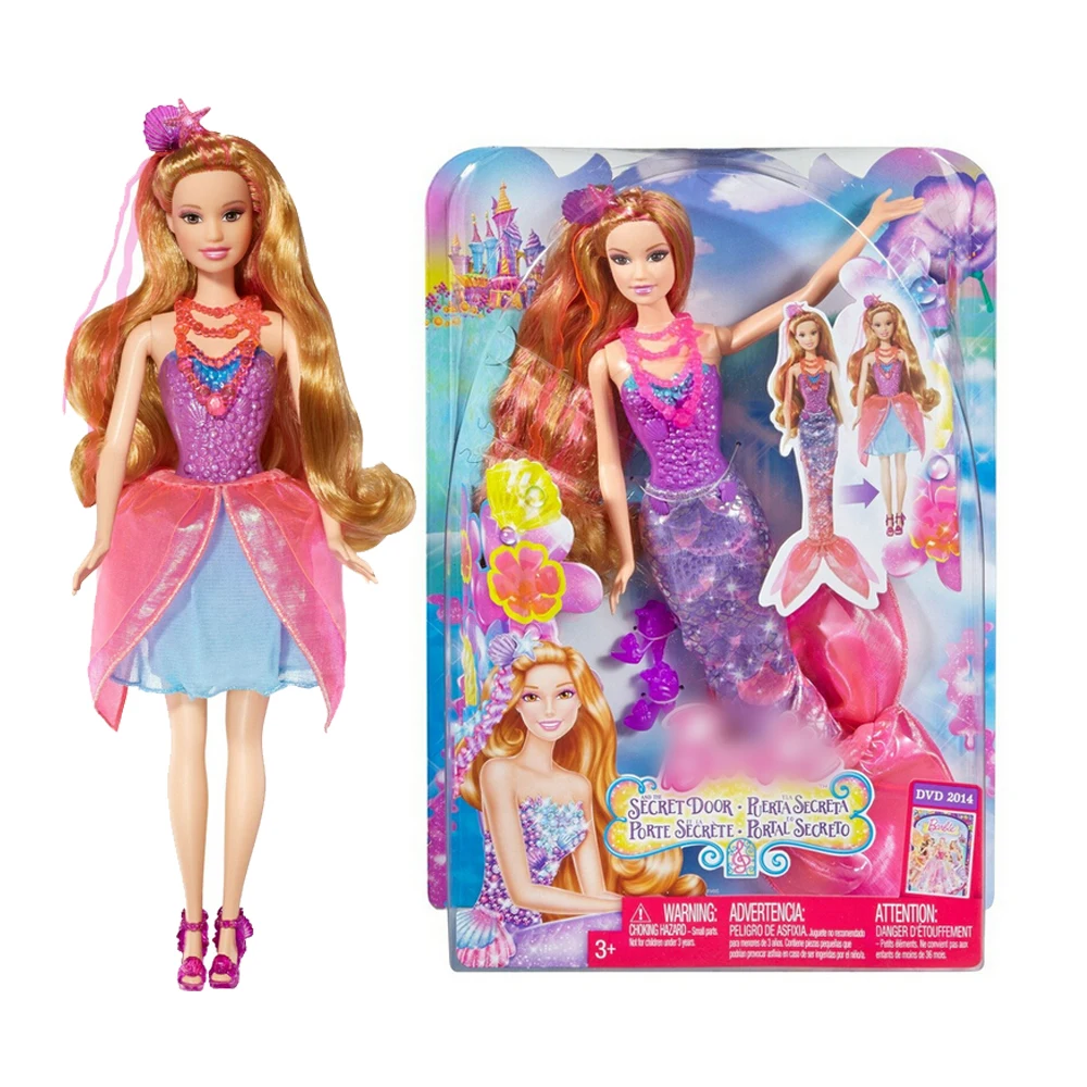 

Original Brand 2 In 1 Mermaid Doll Feature Princess Dolls For Barbie Girls Toys Birthday Present Children Max Gift Bonecas