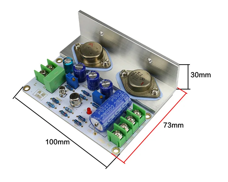 GHXAMP Hifi JLH 1969 усилитель аудио класса А Усилитель мощности доска Стерео Высокое качество для 3-8 дюймов полный спектр динамиков 2 шт
