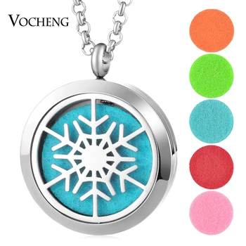 

10pcs/lot 30mm Aromatherapy 316L Stainless Steel Perfume Essential Oil Diffuser Locket Jewelry With Free Felt Pads VA-484*10