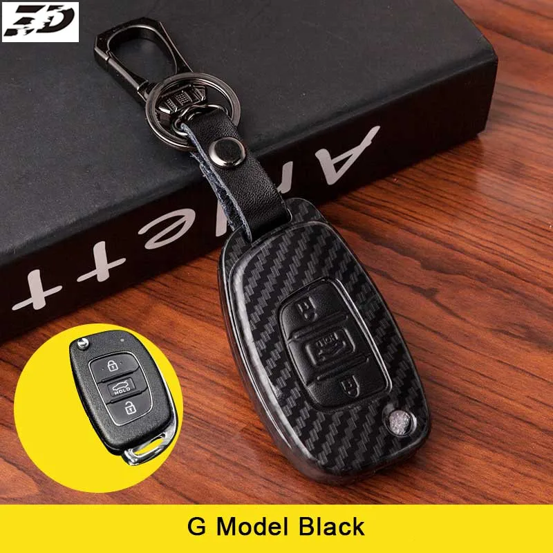 Leather Flip Key Fob Cover Car Remote Holder Skin Shell Case for