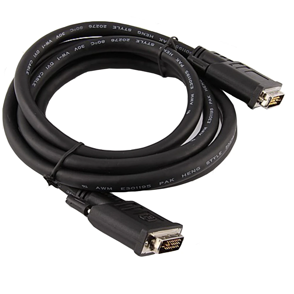 Dvi Dual Link Cable 144hz Cord Dvi I Dual Link Digital Analog Monitor Cable Dvi 24 5 Male To Dvi 24 5 Male 1 8m Dvi Cables Aliexpress