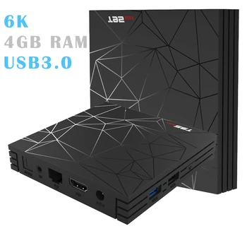 

Android 9.0 4K H6 A53 Quad Core TV Box 4GB/64GB 4GB/32GB 2GB/16GB USB3.0