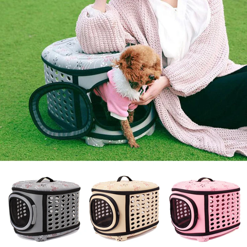 Foldable/Portable Pet Carrier Dog Outdoor Handbag Breathable Puppy Cat