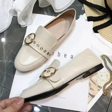 Весенняя женская обувь с круглым носком; женские лоферы на плоской подошве в стиле ретро; модная Винтажная обувь без застежки; повседневная обувь