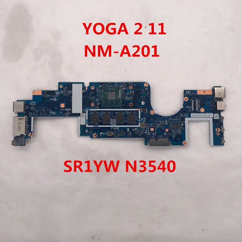 Высокое качество для йоги 2 11 материнская плата ноутбука aiu1 NM-A201 с SR1YW N3540 CPU 4 Гб