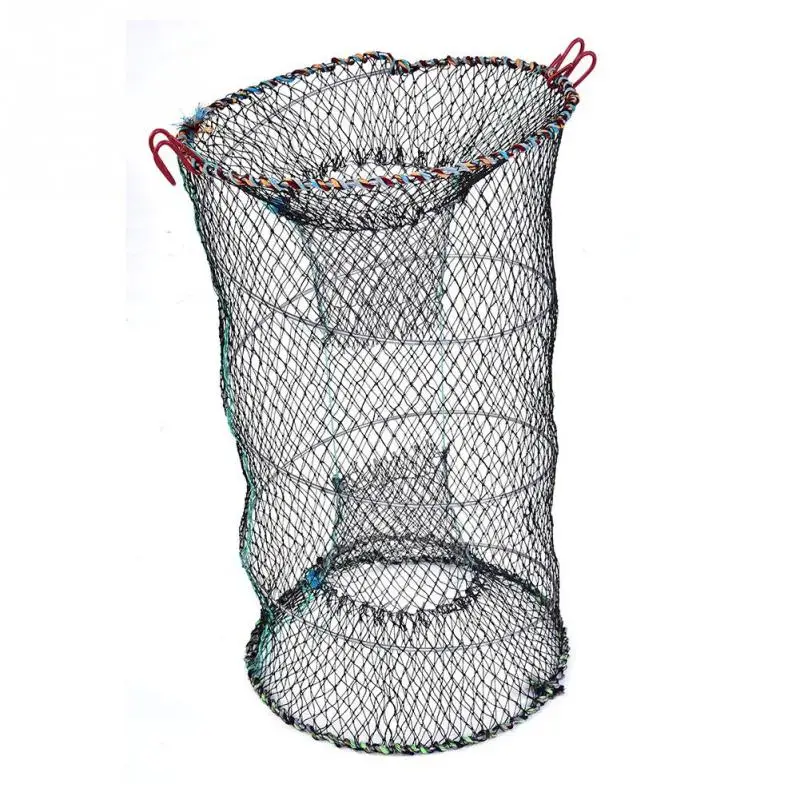 Fishing Cast Net Fish Crab Trap Net Cages Shrimp Crawfish Netting