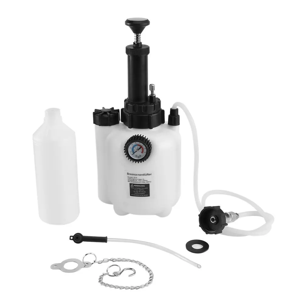 

3L Capacity Brake Fluid Bleeder Pneumatic Brake Bleeding Tool For Cars Trucks Motorcycle Universal Vehicle Maintenance Tool