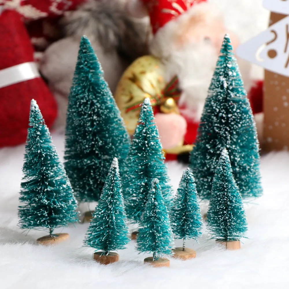 aytai 8pcs fake christmas tree 4 sizes mini xmas small pine tree placed in the desktop home christmas party decoration gifts - Mini Fake Christmas Tree aytai 8pcs fake christmas tree 4 sizes mini xmas small pine tree placed in the desktop home christmas party decoration gifts - Mini Fake Christmas Tree