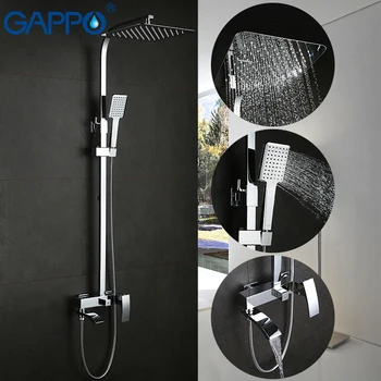 

GAPPO shower faucet bath rain shower bathtub mixer bathroom rainfall chrome shower mixer tap armatur Sanitary