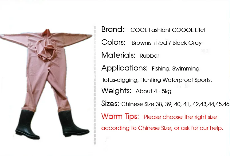 Rubber Chsest Waders 10