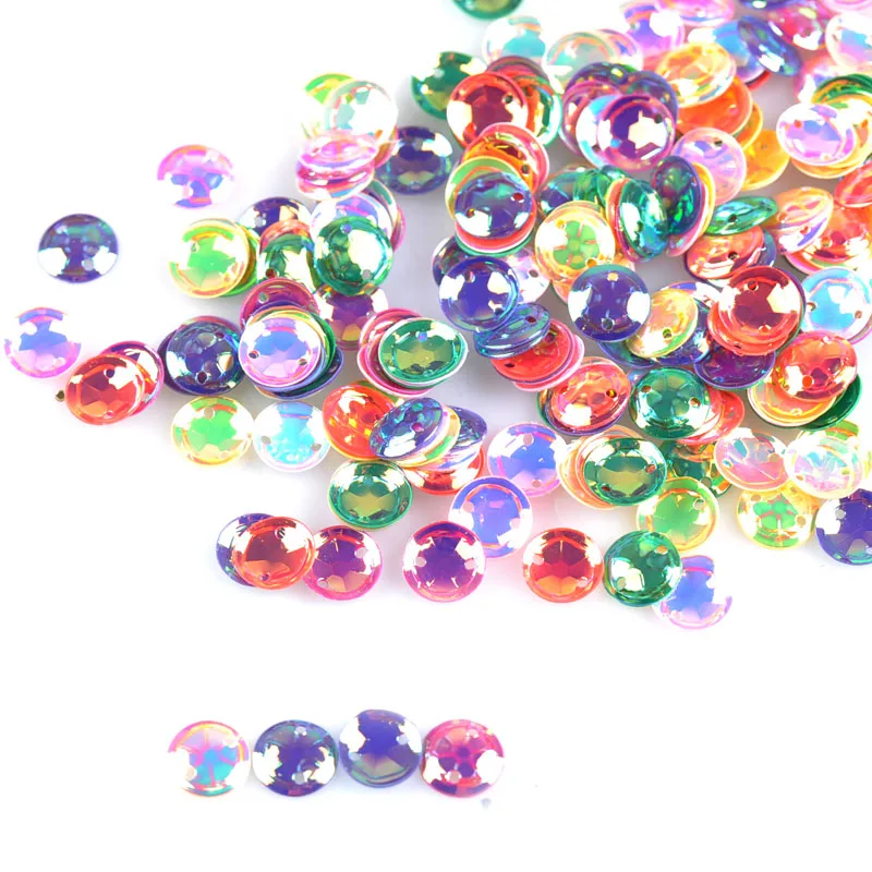 

23g(about 800pcs) DIY Sequins Sewing Accessories Mixed Round Sequins For Crafts&Paillette Scrapbooking Lentejuelas 8mm C1871
