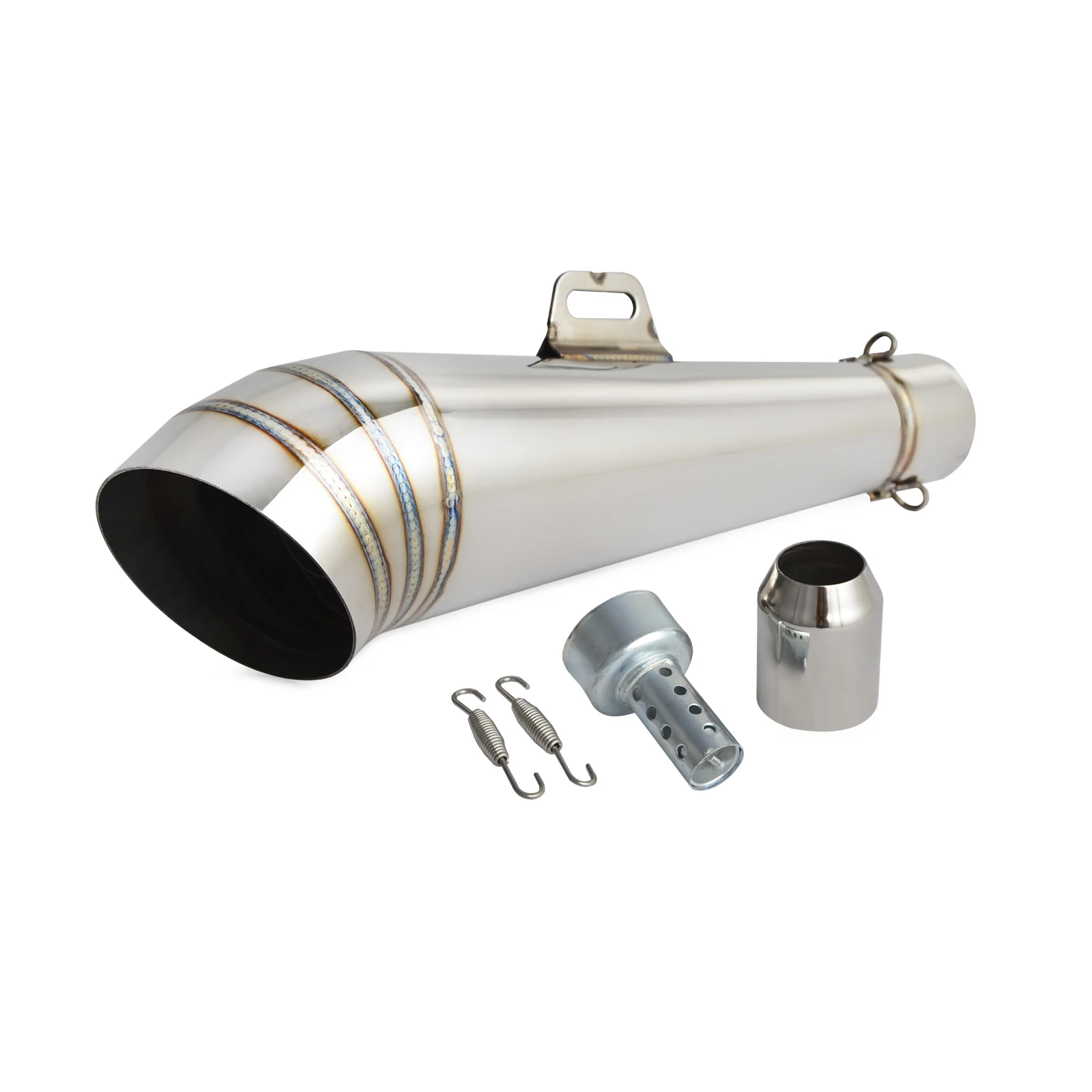 

NICECNC 38-51mm Motorcycle Slip On Gp Exhaust Muffle Pipe For Honda CR CRF 125 250 350 450 CRF250R CRF450R CRF 250L/M 250X 450X