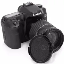1 шт. черная 52 мм защелкивающаяся передняя крышка объектива для Canon Pentax для sony SLR DSLR камеры DC