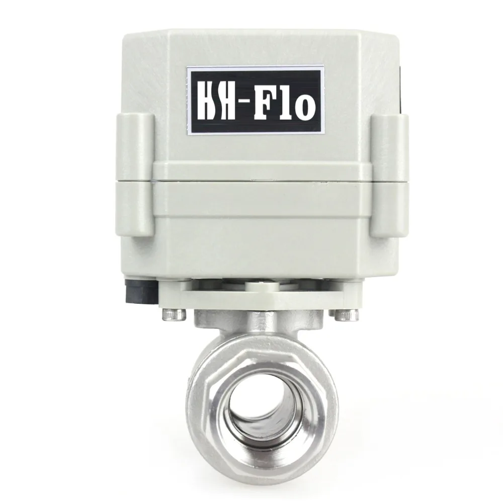 HSH Flo 1/2 &quotDN15 24VDC 2 ходовой моторизованный шаровой кран SS304 CR3 01 Электрический без