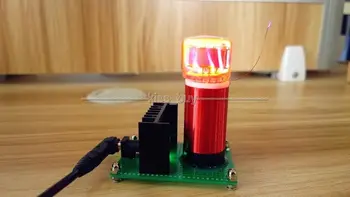 

DC 15V-24V 20W Mini Tesla Coil Arc Ignition Board Wireless Transmission Experiment