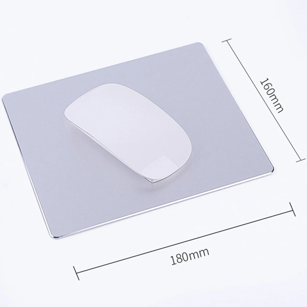 Aluminum Alloy Non-slip Gaming Mouse Pad Mat Double Sided Mousepad for PC Laptop
