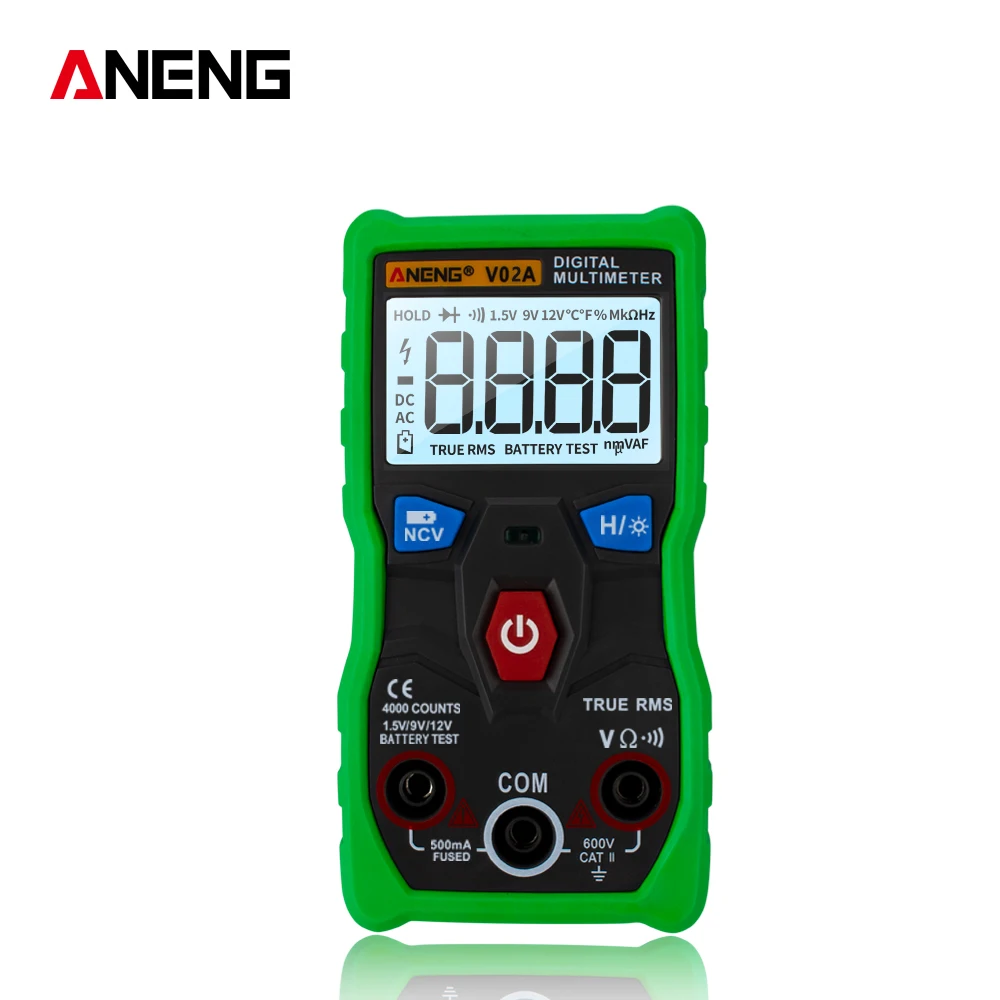 ANENG V02A 4000 отсчетов полная интеллектуальная автоматическая идентификация
