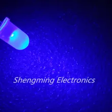 1000 шт 5 мм синий супер яркий рассеянный светодиодное освещение лампы противотуманные