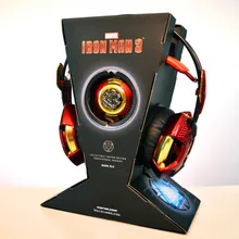 Топ E-3LUE Marvel Мстители Железный человек Золотой игровая гарнитура THS901 стерео USB Проводные профессиональные игровые наушники для ПК