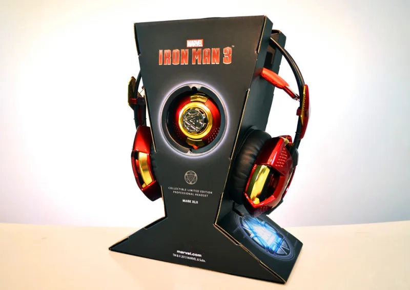 Игровая гарнитура Marvel мстители Железный человек Золотой THS901 стереозвук USB