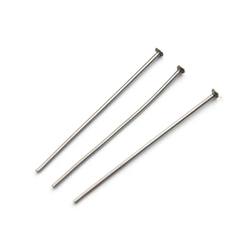 YAGE 30pcs Stainless Steel Flat Head Pins Silver Tone Jewelry Accessories Findings | Украшения и аксессуары