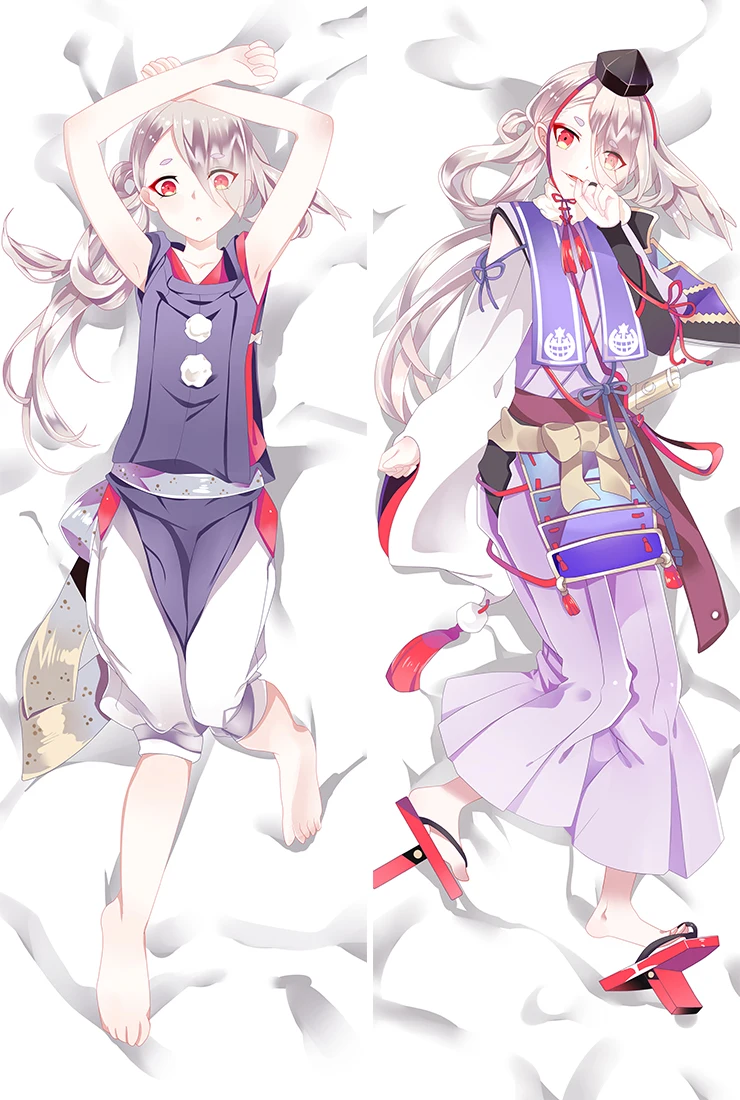 2018 August Anime Touken Ranbu Online Nakigitsune & Imanotsurugi Dakimakura Чехол для подушки обнимающего тела