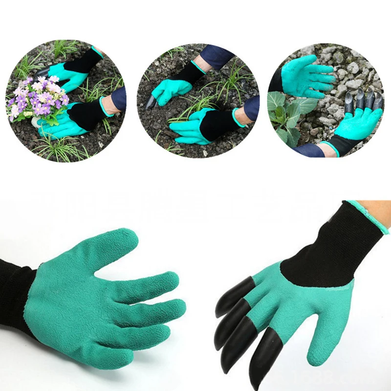 New Rubber Polyester Safety Work Gloves Builders Grip Gardening Dig