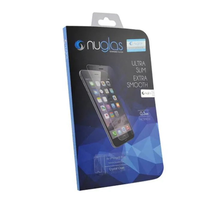 

100PCS/LOT Nuglas 2.5D Premium Real HD Nuglas Tempered Glass Screen Protector Guard For iPhone 7 8