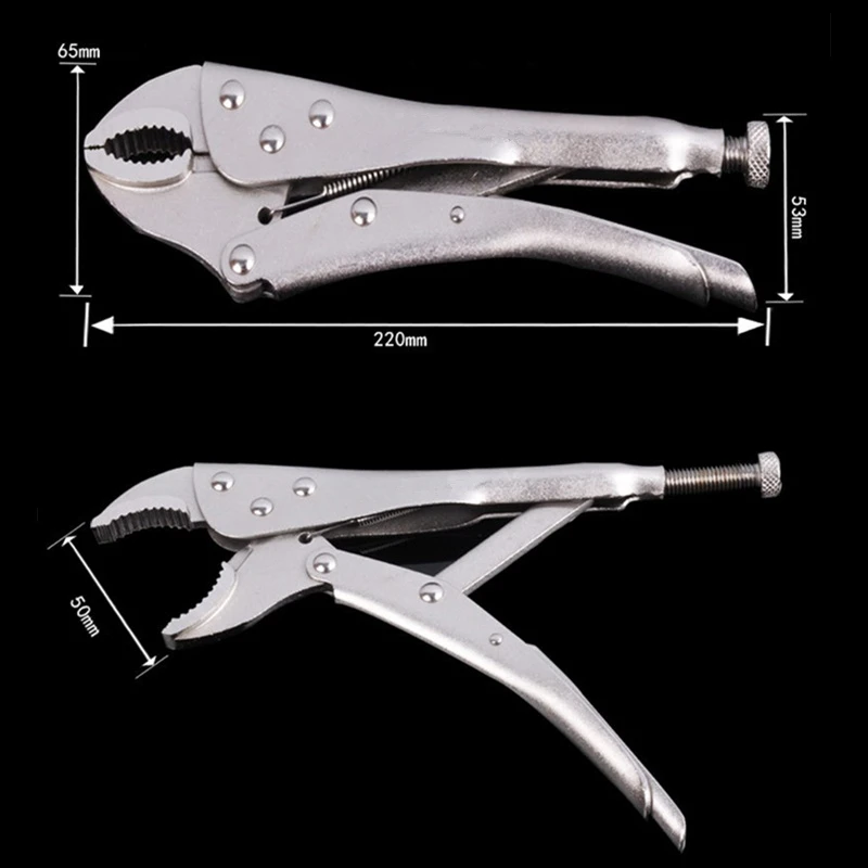 4Pc Heavy Duty Rubber Grip Wrench Set Vice Locking Lock Pliers Mole Grips Tools 1 2599 P