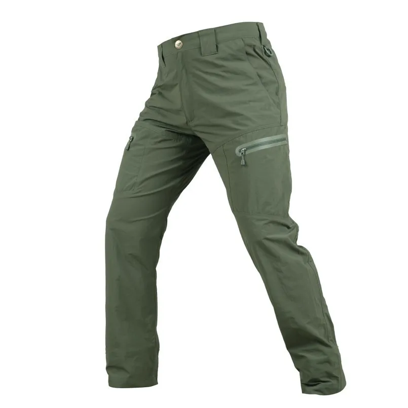 

Tactical Quick Dry Pants Men Waterproof Cargo Work Pants Army Combat Lightweight Elasticity Multi-Pocket Casual Trousers