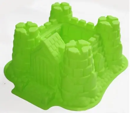 

3D Castle Bundt Cake Pan Bread Chocolate Bakeware Silicone Mold