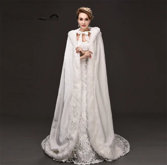 Disc Stylish  Winter Frenulum All Hooded  Layers Shawl Wrap Party Jacket Warm Long Coat Christmas Cloak 